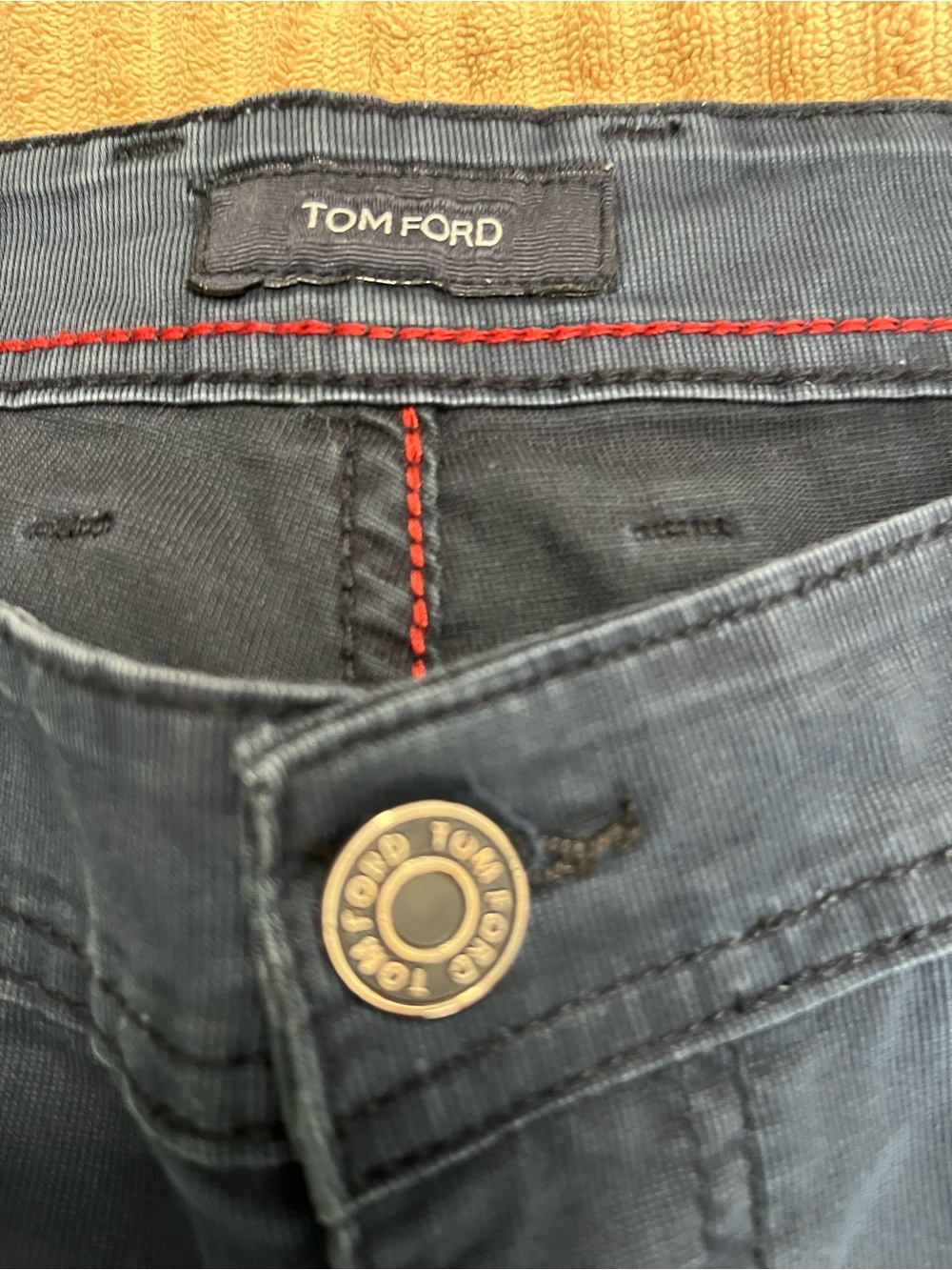 Tom Ford Men's Dark Blue Jeans, Measure 39x30 - Picture 3 of 16